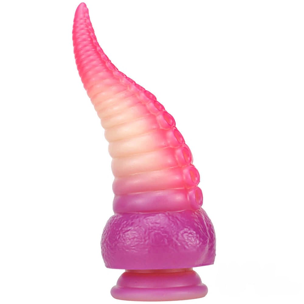 Ombre Purple ombre tentacle liquid silicone fantasy dildo