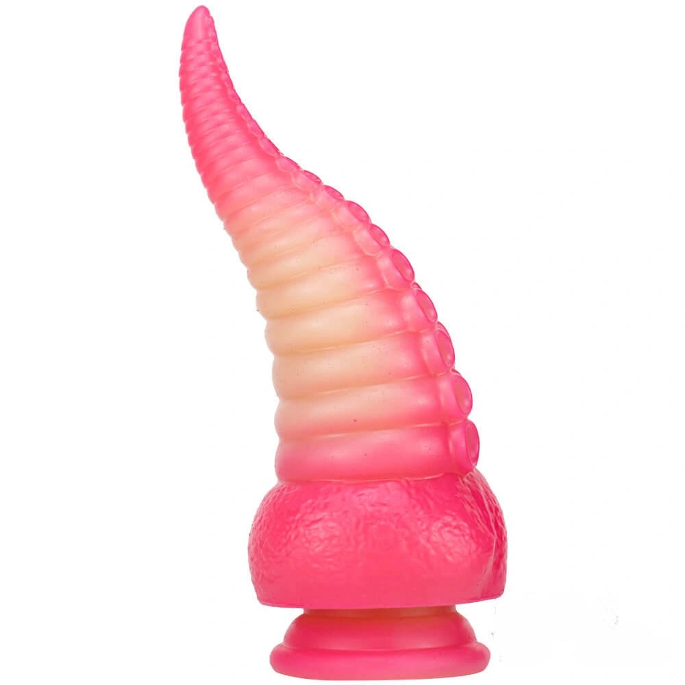 Ombre Red ombre tentacle liquid silicone fantasy dildo