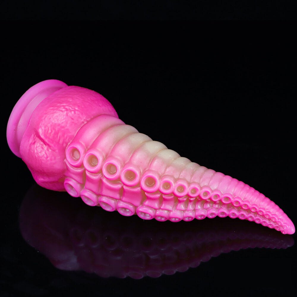 Ombre tentacle liquid silicone fantasy dildo, photo 3