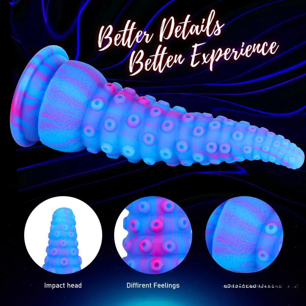Tentacle textured butt plug, photo 9