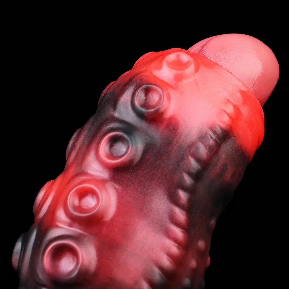 Tentacle textured silicone penis sleeve, photo 12