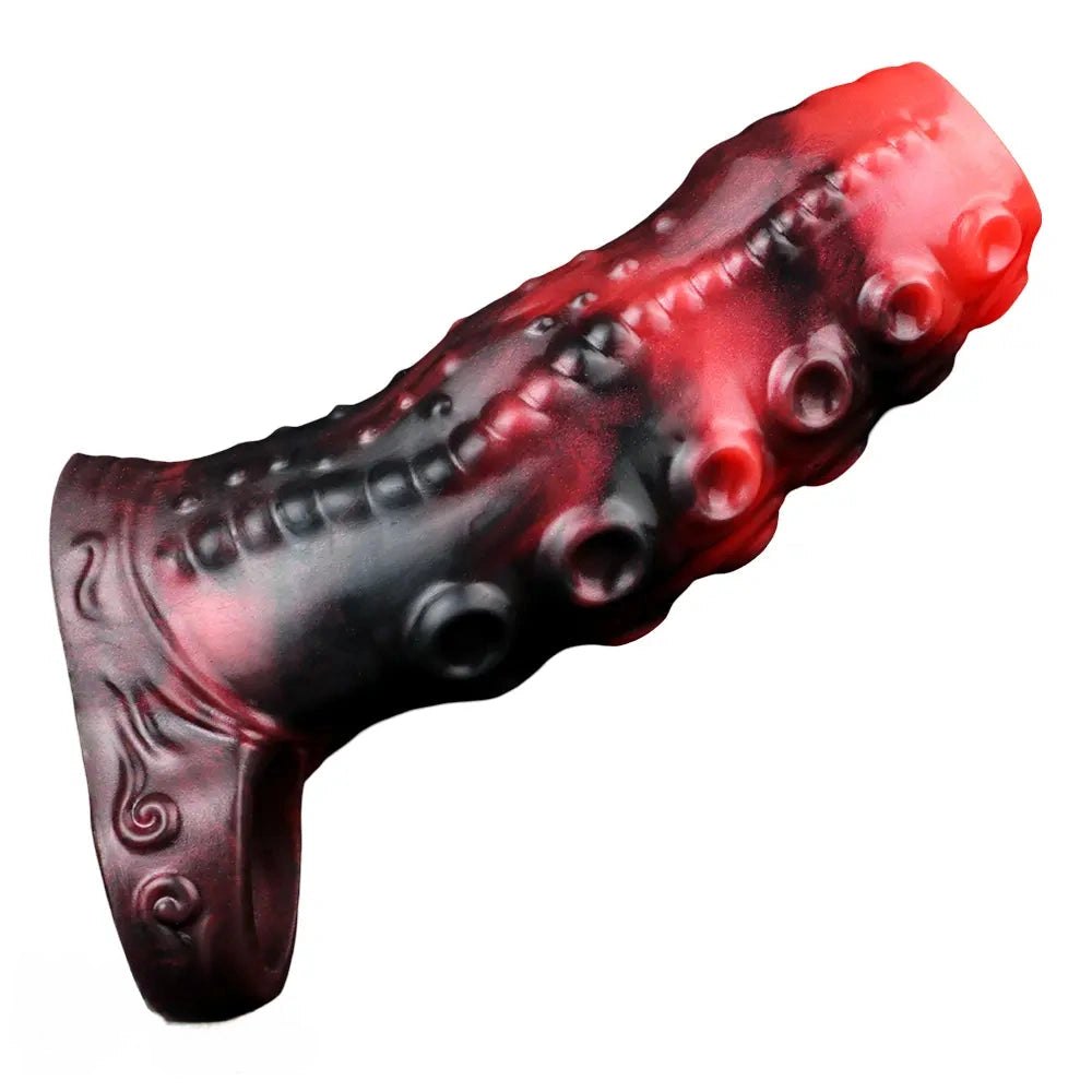 Tentacle textured silicone penis sleeve, photo 3