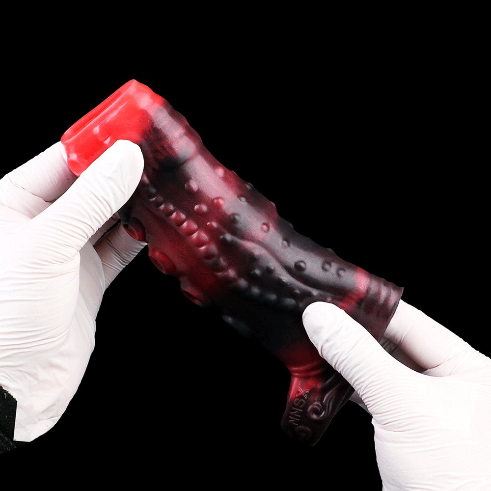 Tentacle textured silicone penis sleeve, photo 7