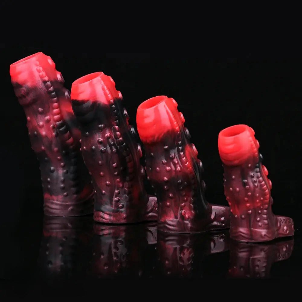 Tentacle textured silicone penis sleeve, photo 9