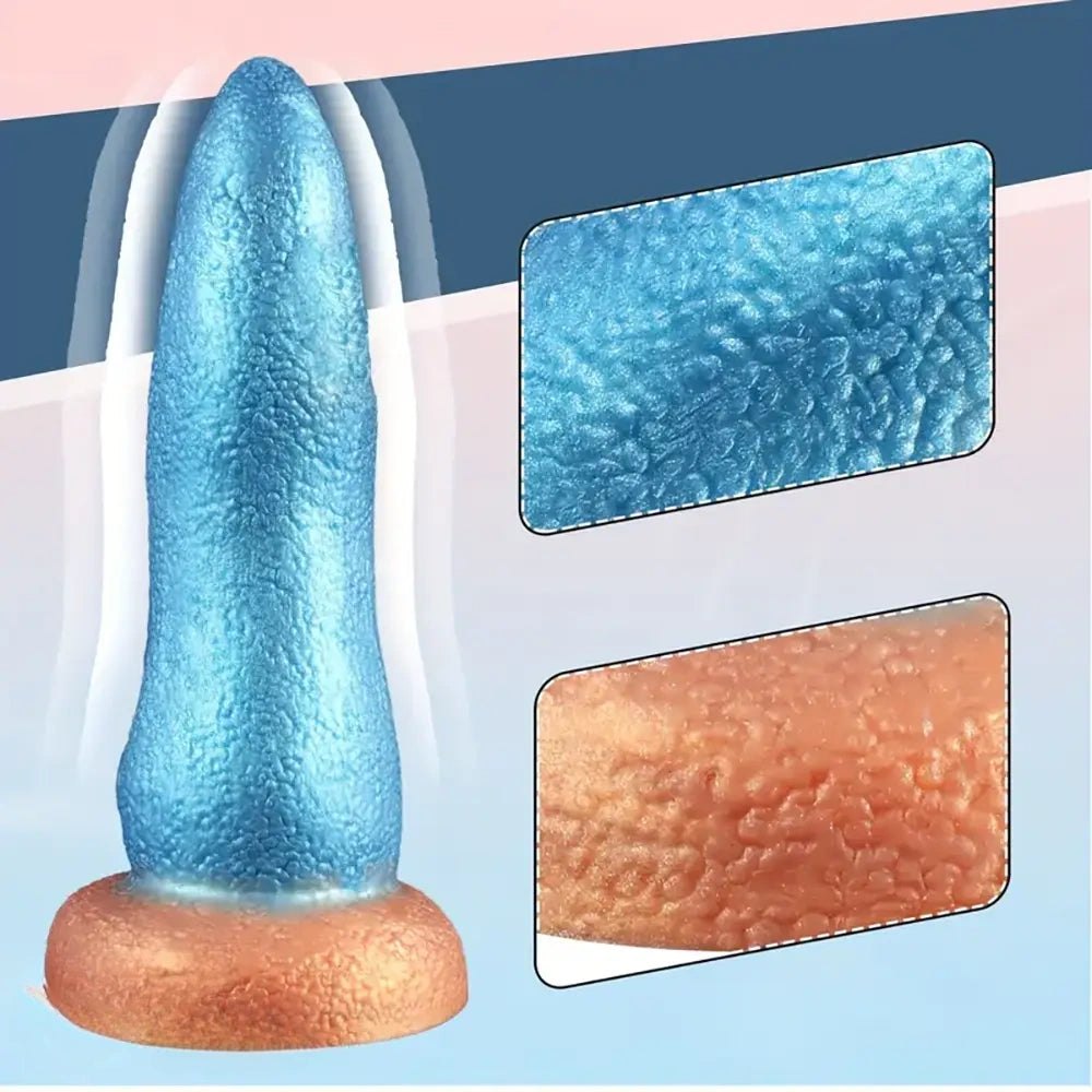 Colorful textured tentacle suction cup dildo, photo 5