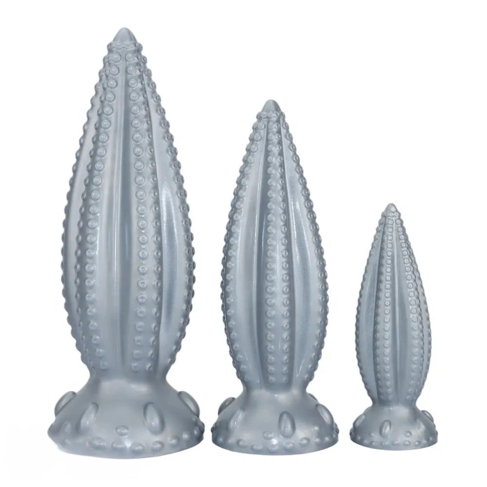 Tentacle textured silicone anal plug, photo 2