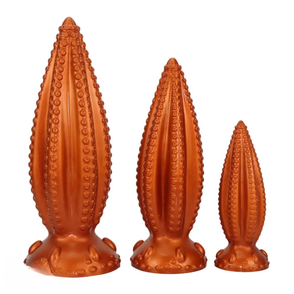 Tentacle textured silicone anal plug, photo 7