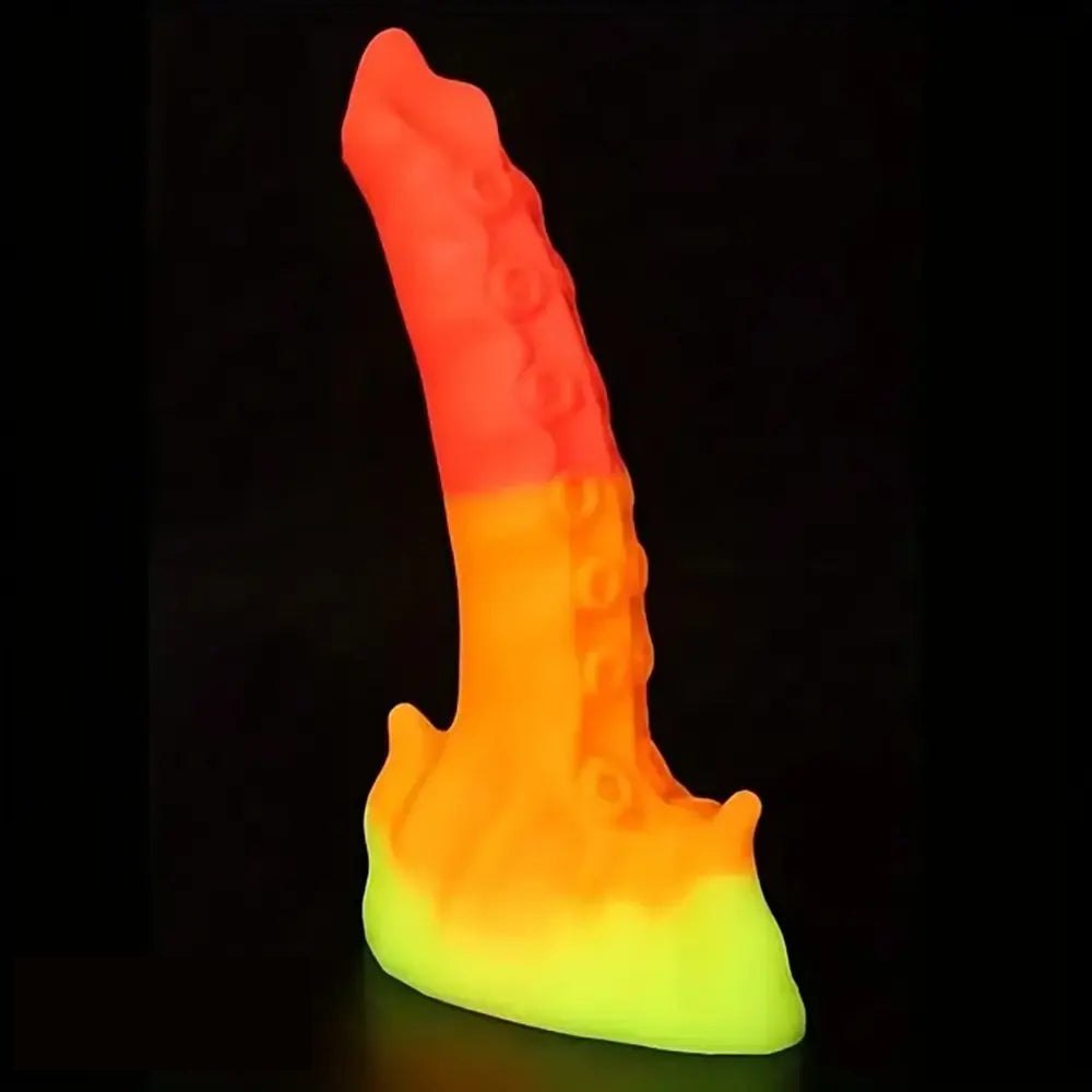 Tentacle textured fantasy dildo, photo 12