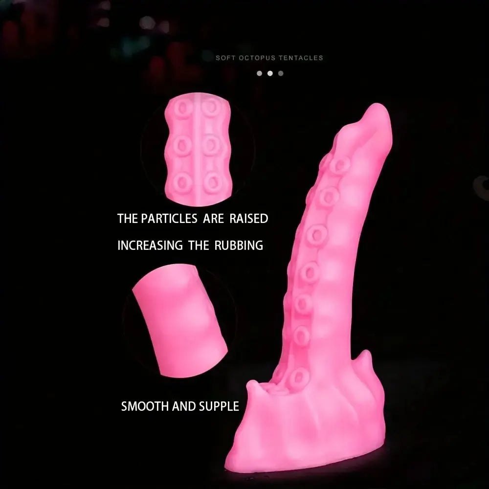 Tentacle textured fantasy dildo, photo 8