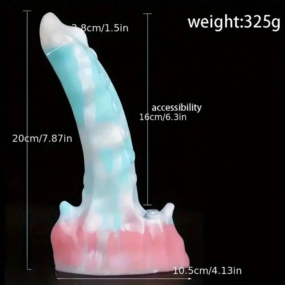 Tentacle textured fantasy dildo, photo 9
