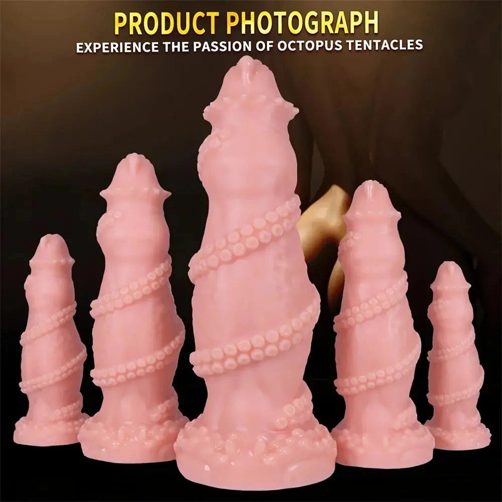 Tentacle-wrapped fantasy dildo, photo 1