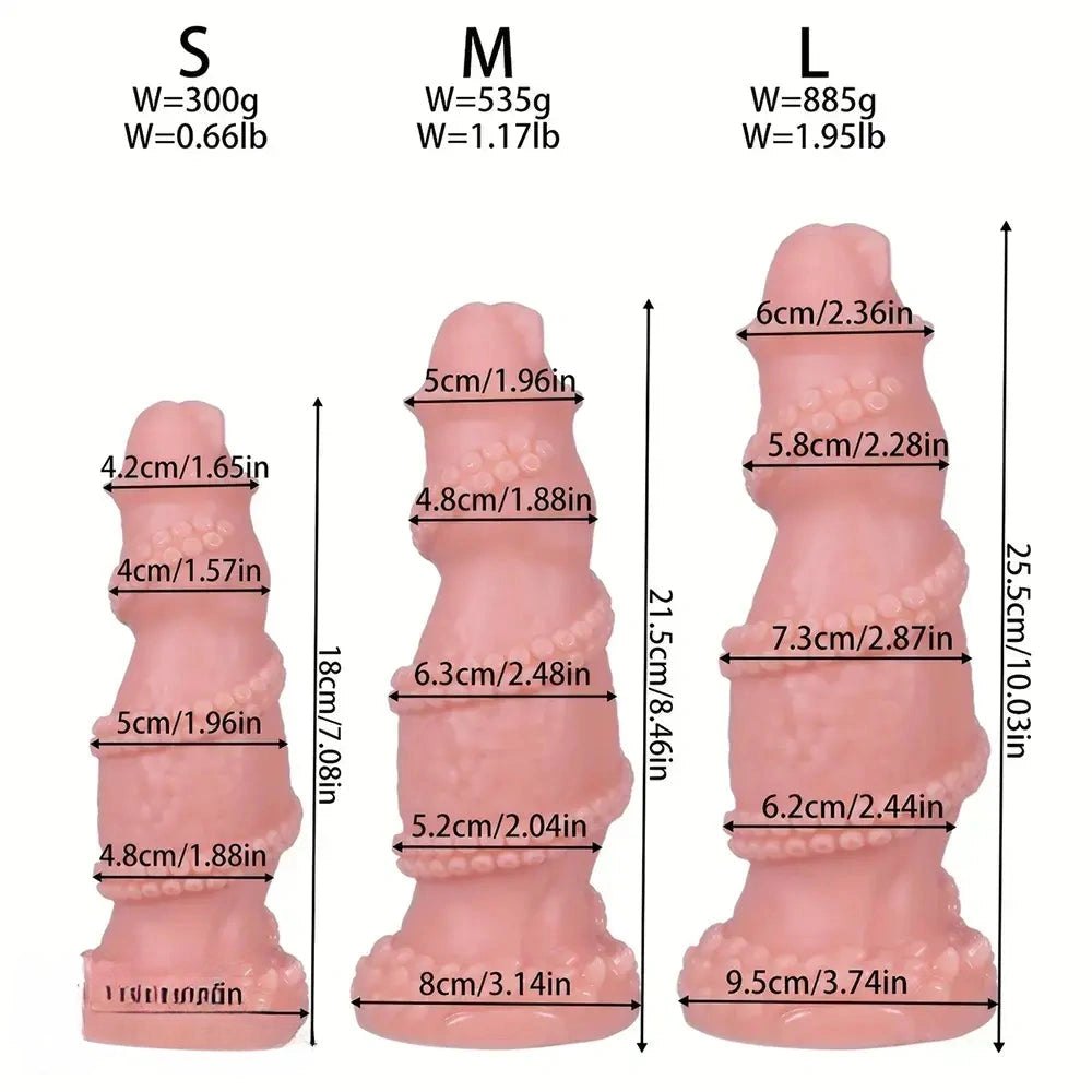 Tentacle-wrapped fantasy dildo, photo 12