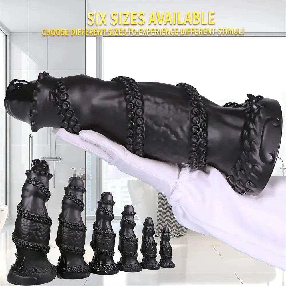 Tentacle-wrapped fantasy dildo, photo 5
