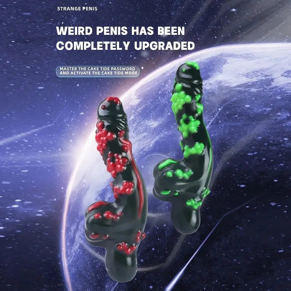 Textured alien fantasy dildo, photo 4