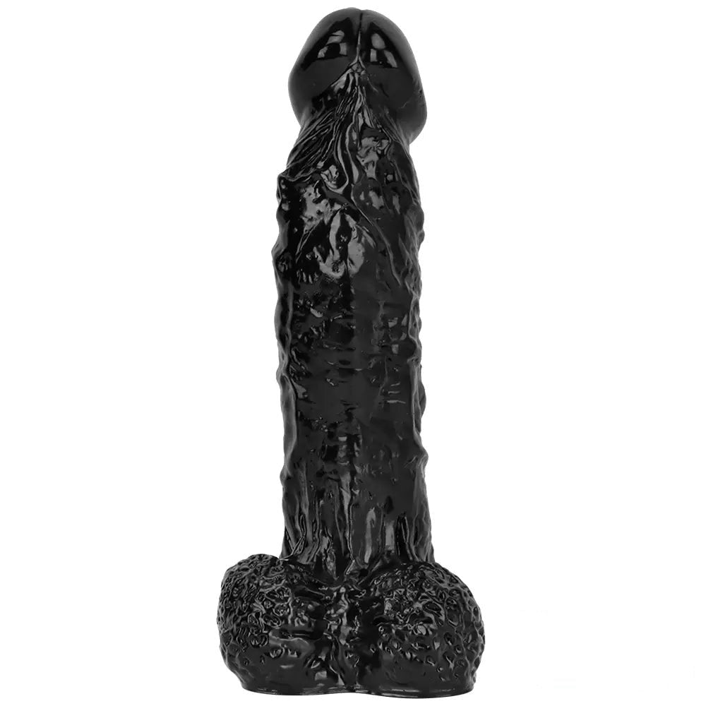Textured realistic dildo with suction cup base, photo 9