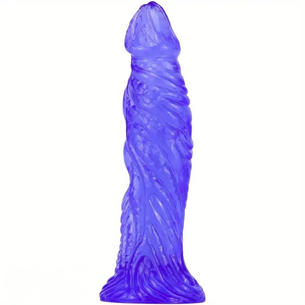 Textured bumpy PVC realistic dildo, photo 6