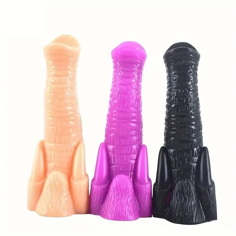 Textured elephant style animal dildo, photo 1