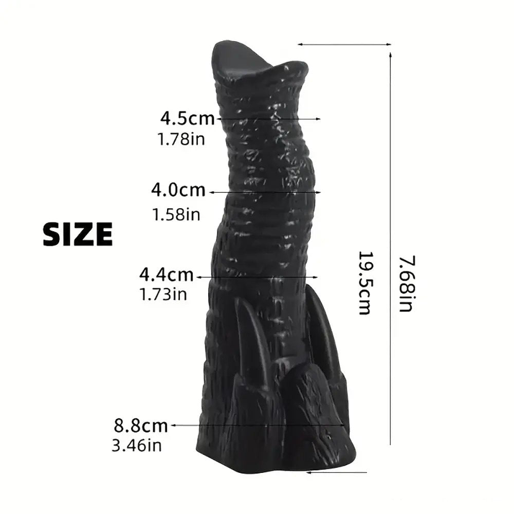 Textured elephant style animal dildo, photo 9