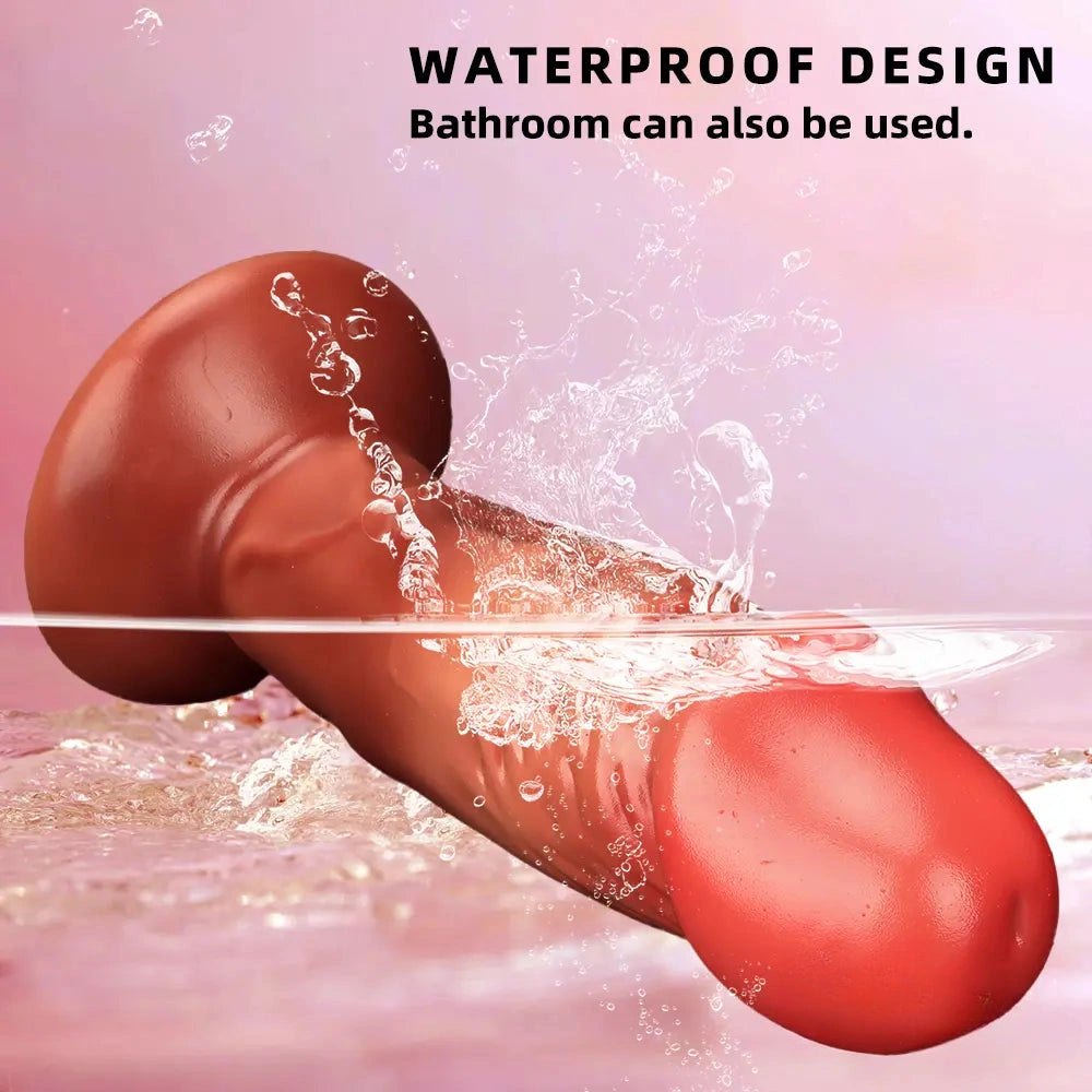 Flesh textured suction cup fantasy dildo, photo 9