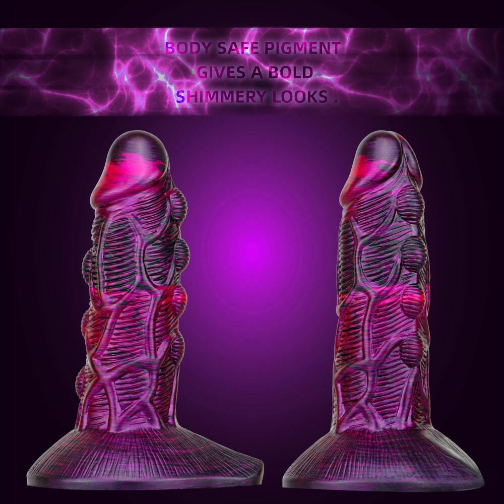 Textured scaled fantasy dildo, photo 11