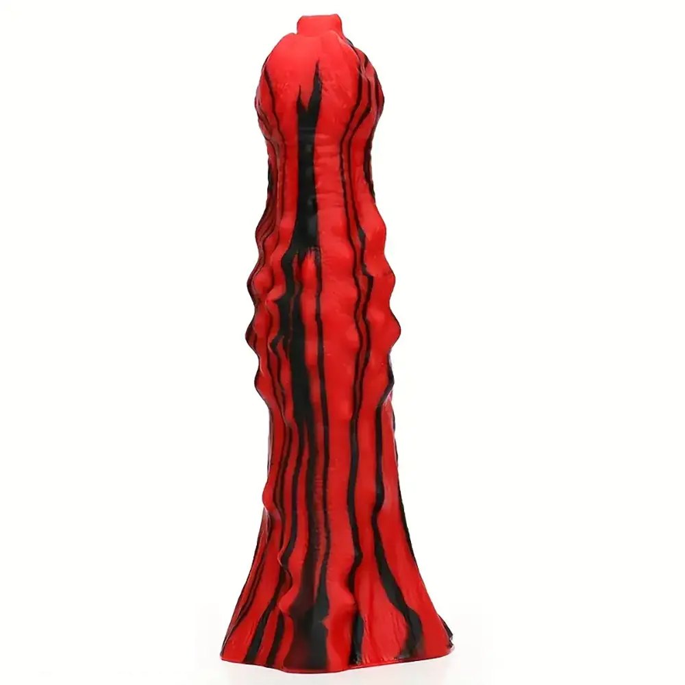 Textured mixed-color fantasy dildo, photo 2