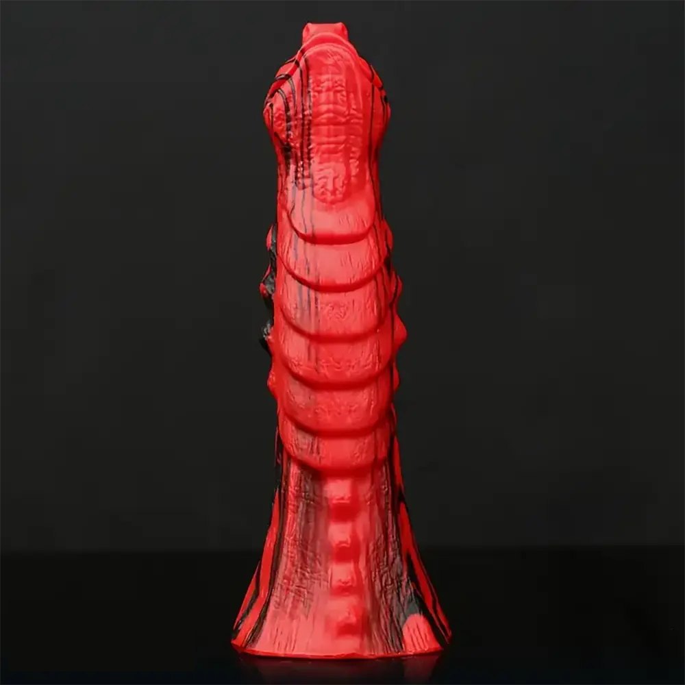 Textured mixed-color fantasy dildo, photo 5