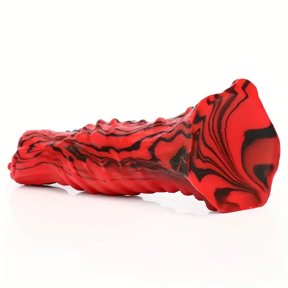 Textured mixed-color fantasy dildo, photo 7