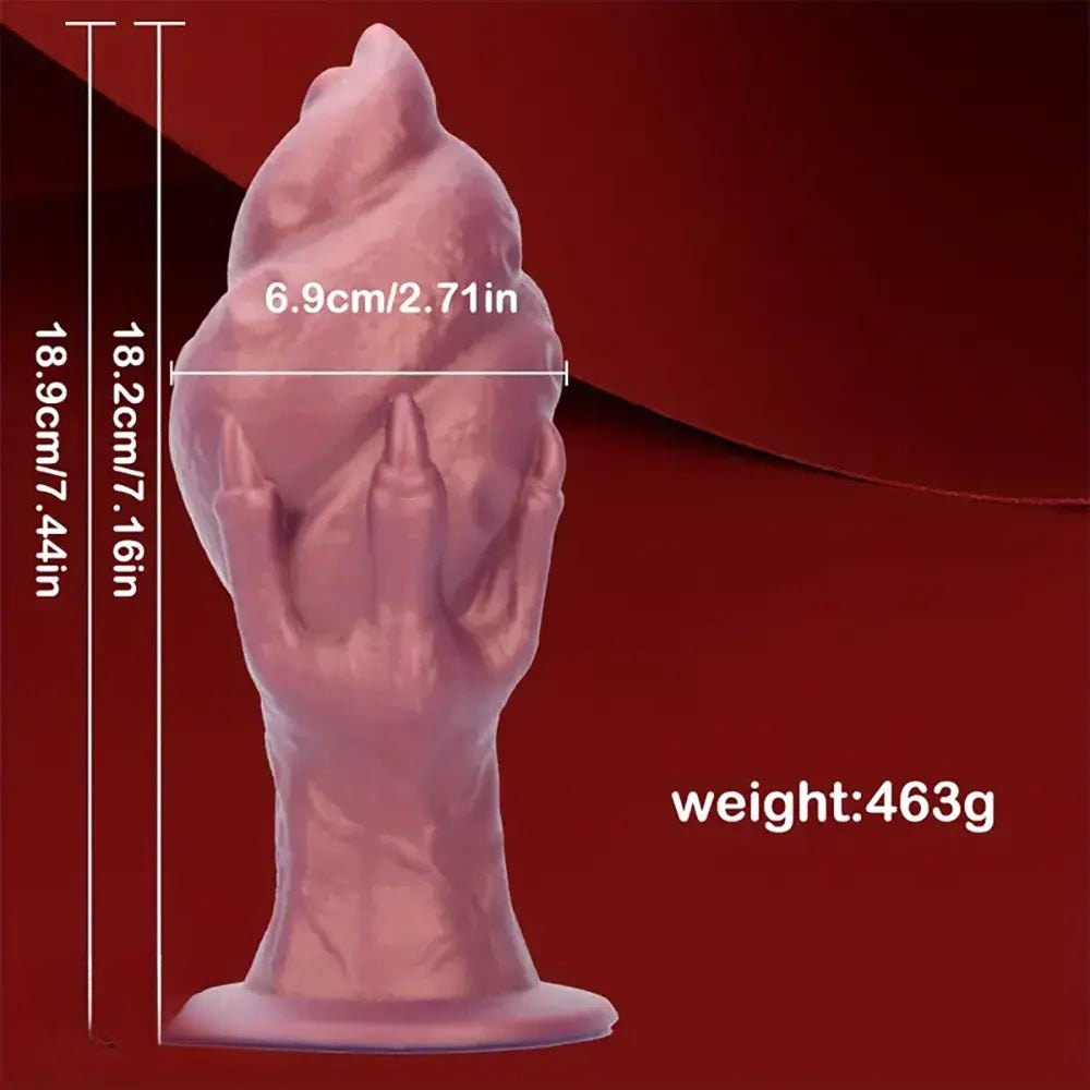 Sculpted fantasy hand dildo, photo 15