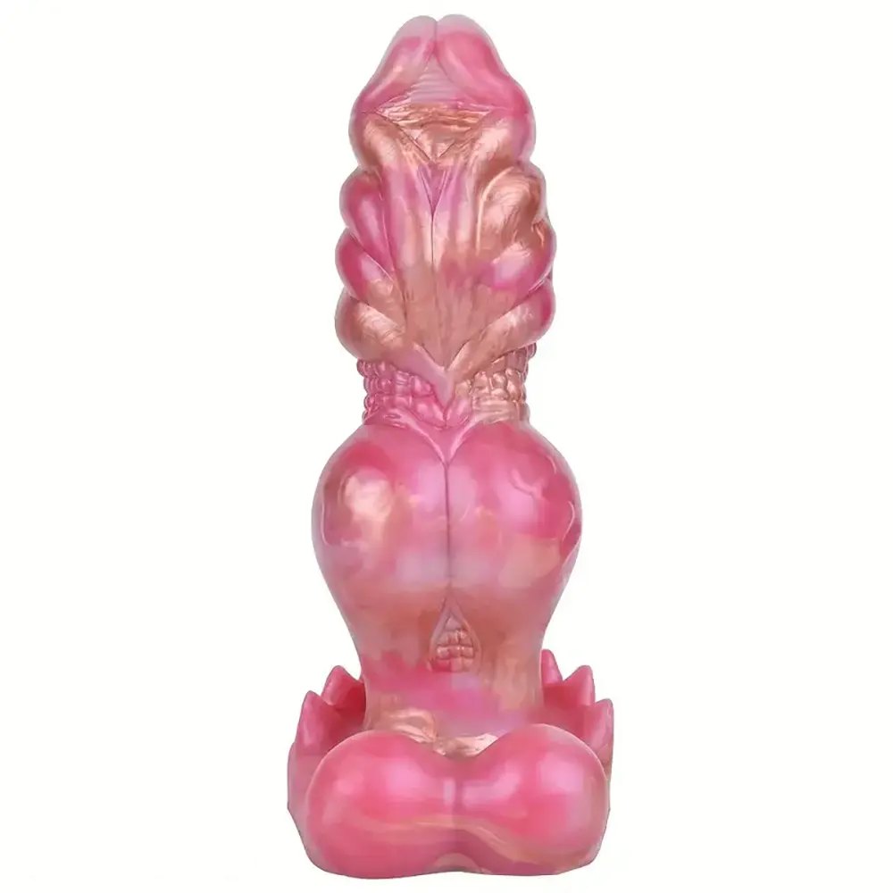 #1 textured knot silicone animal dildo