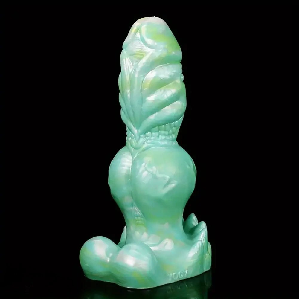#3 textured knot silicone animal dildo