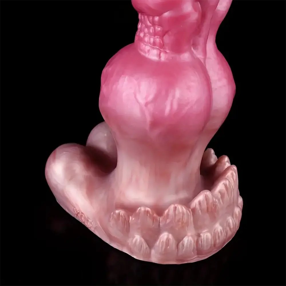 Textured knot silicone animal dildo, photo 3