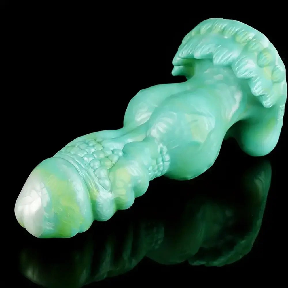 Textured knot silicone animal dildo, photo 4