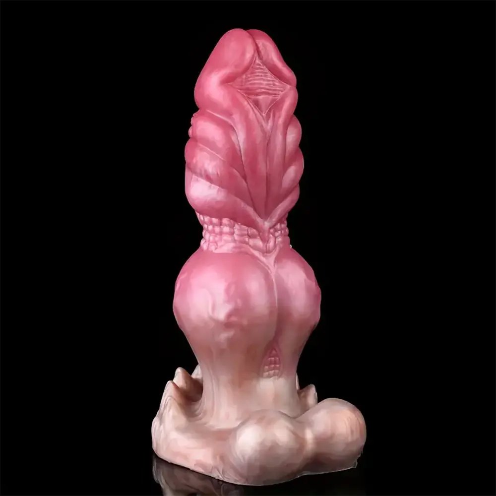 Textured knot silicone animal dildo, photo 5