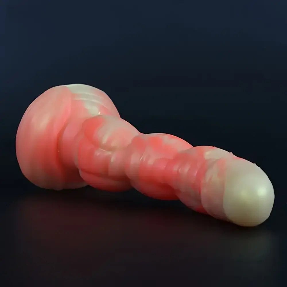 Textured monster silicone fantasy dildo, photo 3