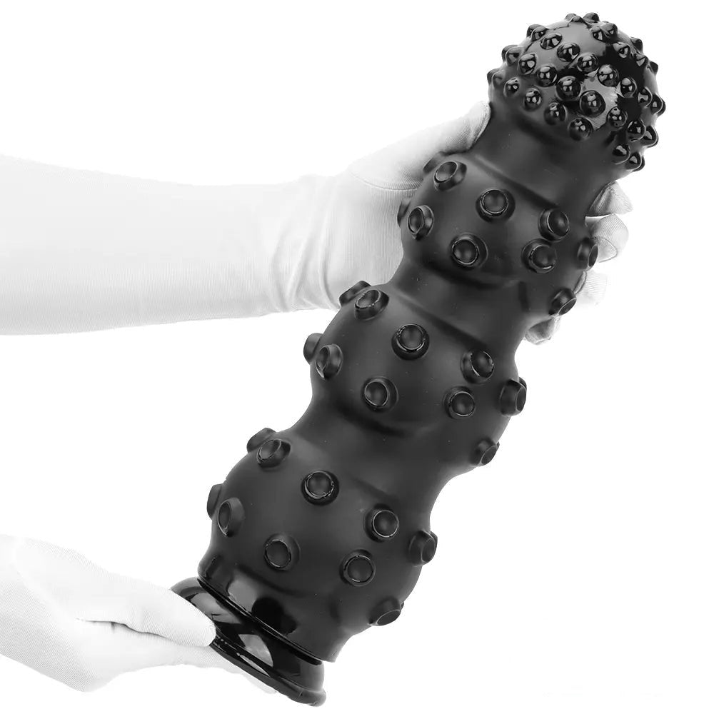Black textured octopus dildo, photo 15