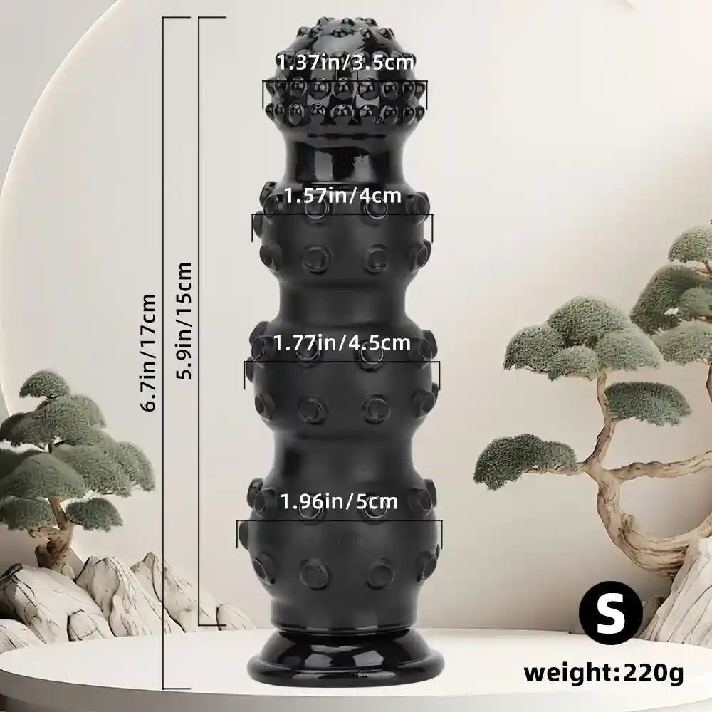Black textured octopus dildo, photo 16