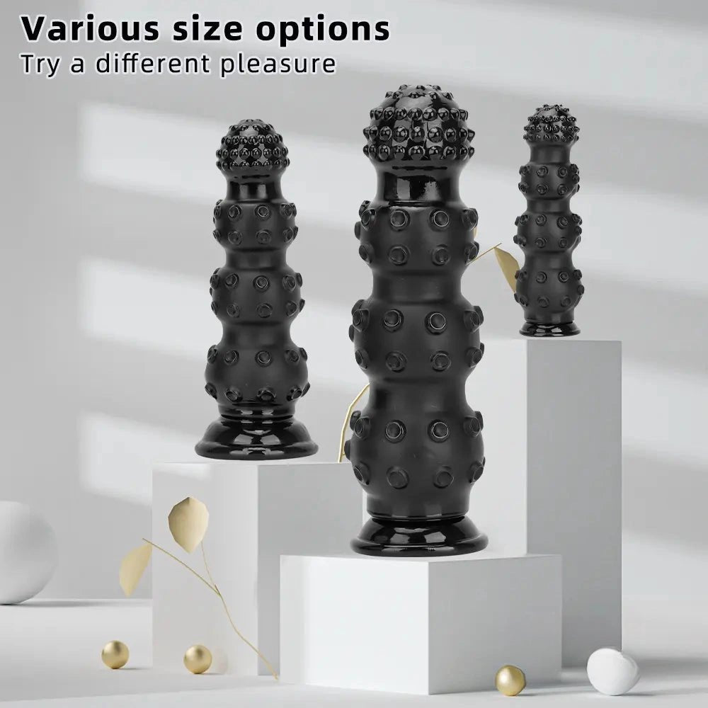 Black textured octopus dildo, photo 2