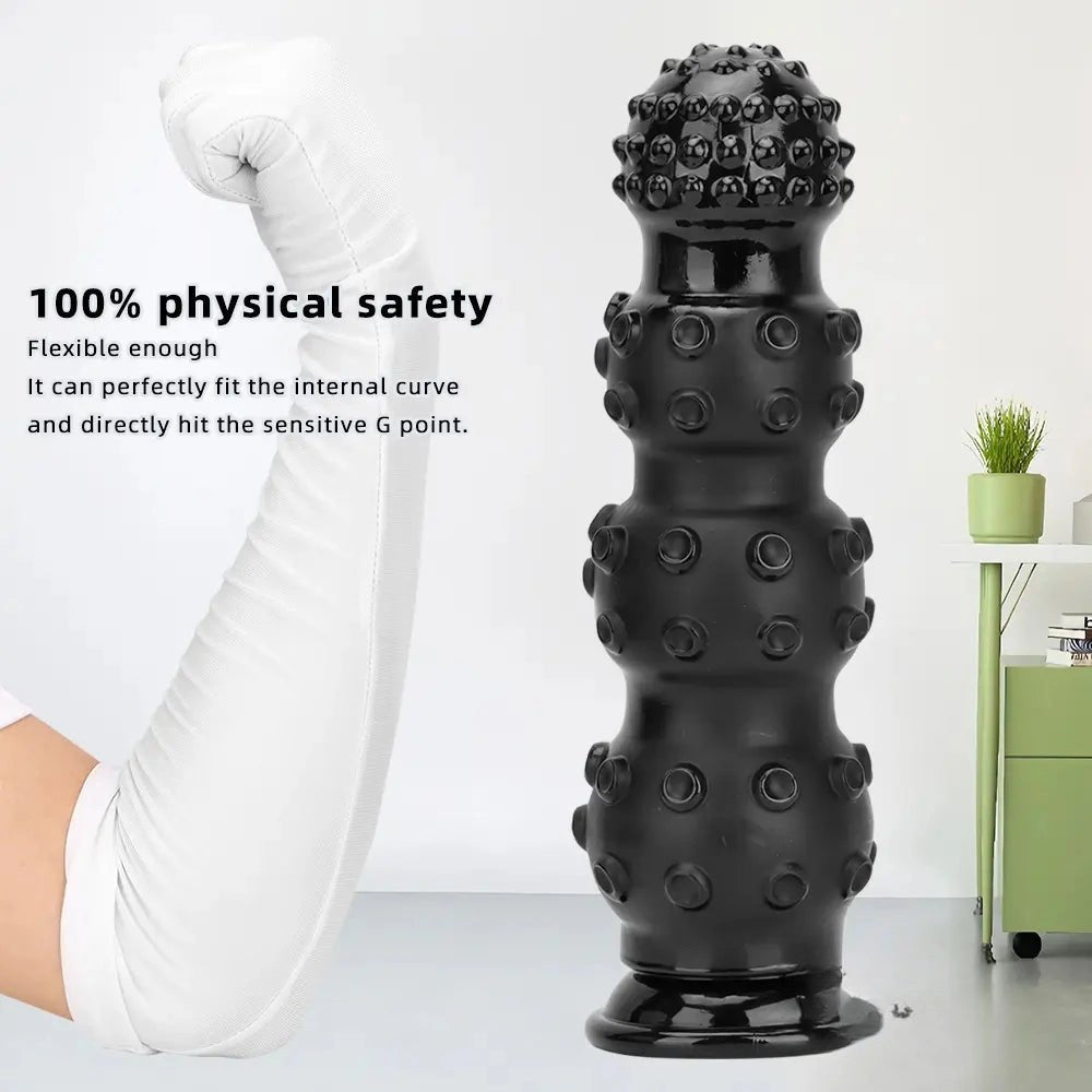 Black textured octopus dildo, photo 3