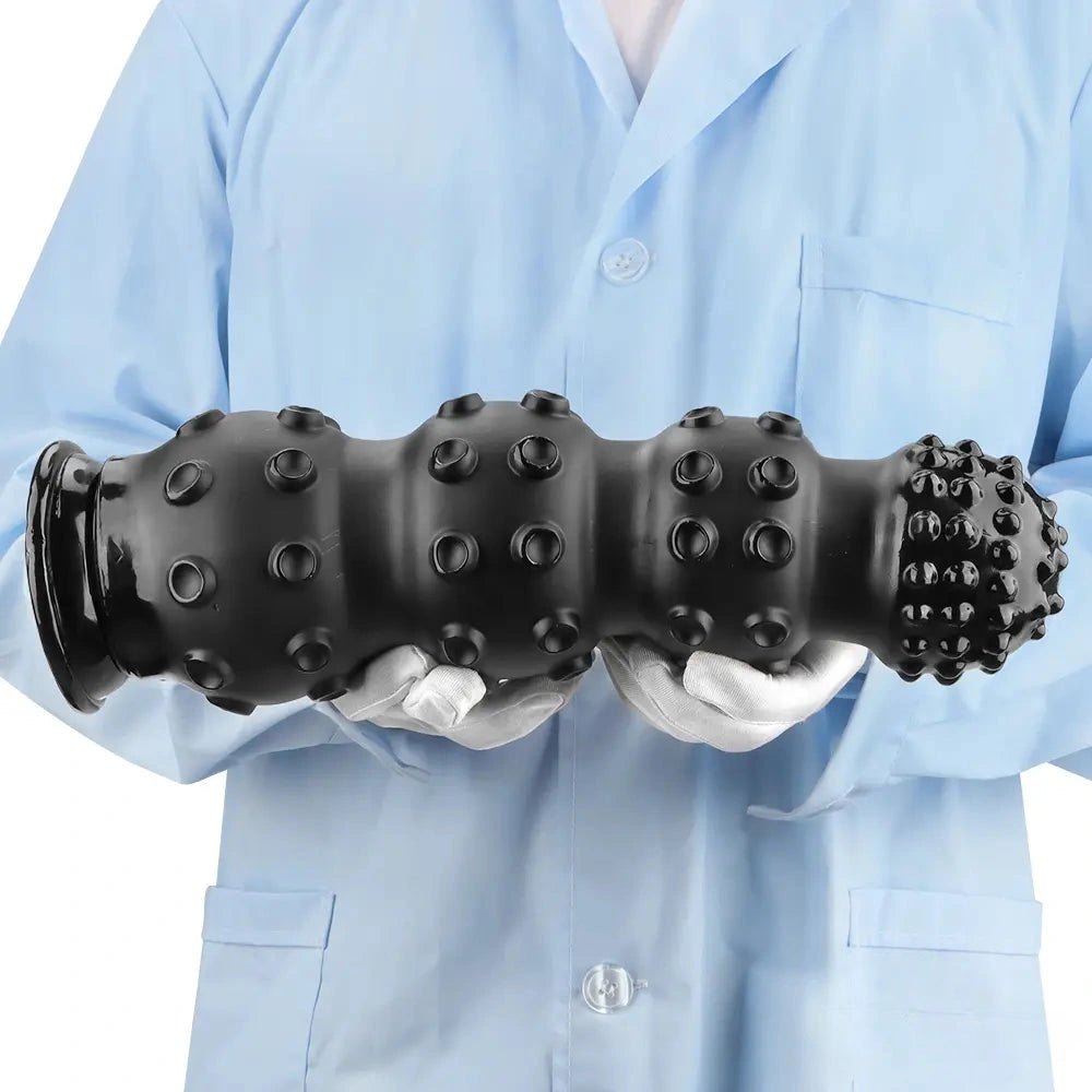 Black textured octopus dildo, photo 9