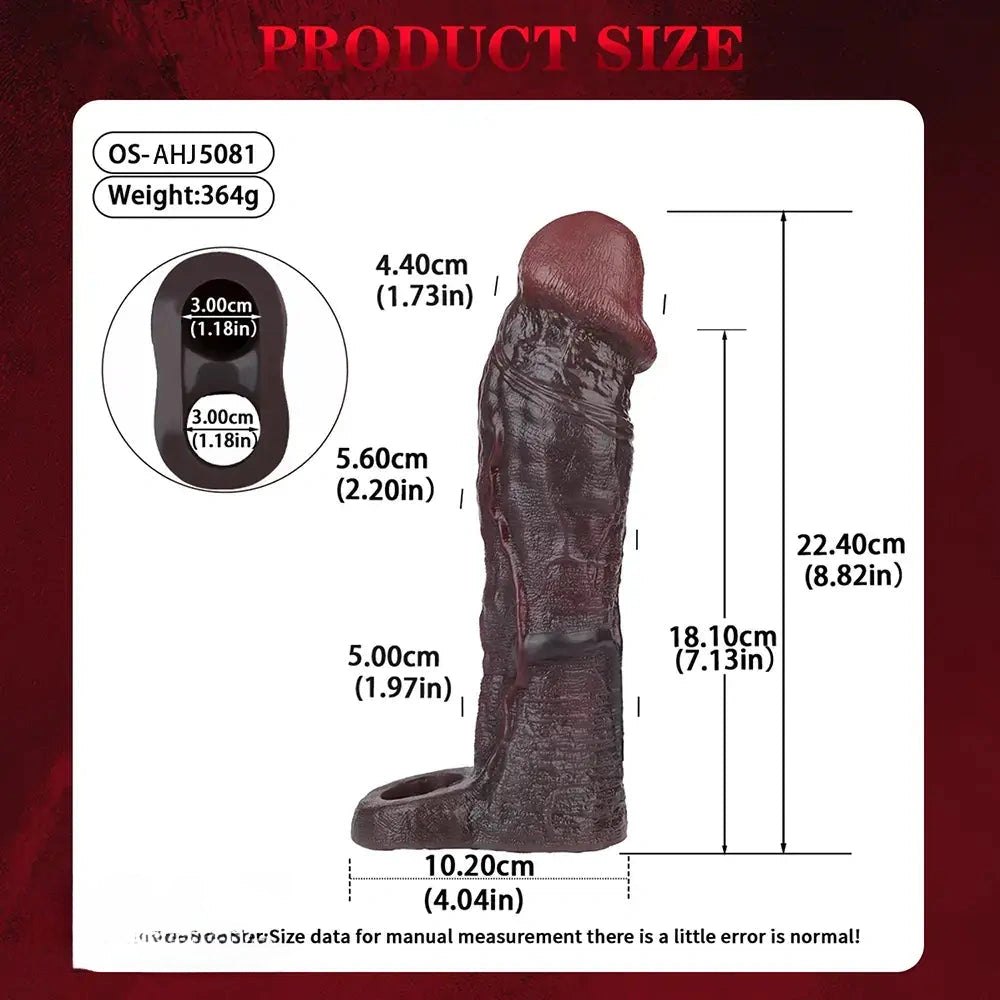 Coffee textured realistic dildo, photo 9