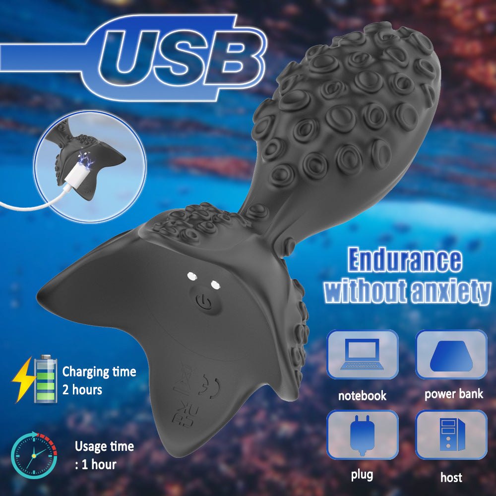 Textured rotating prostate anal plug, photo 5