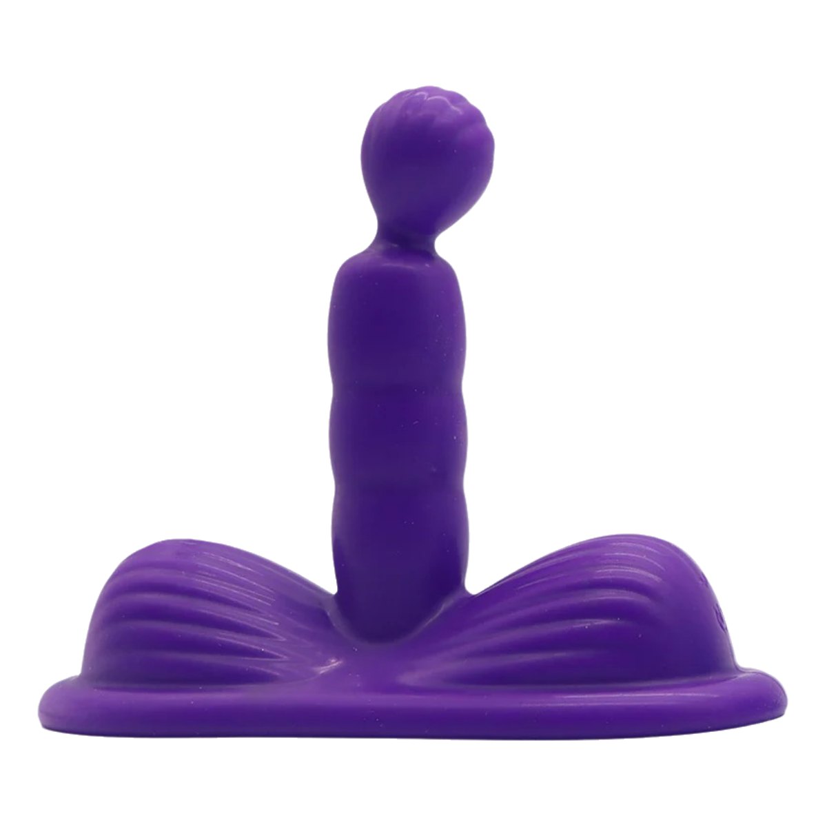 Purple cushion base silicone vibrator, photo 2