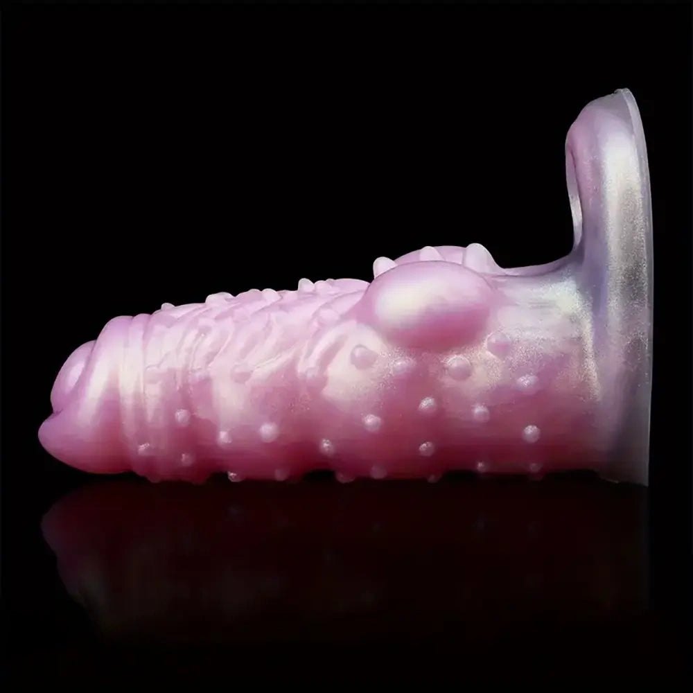 Textured silicone penis extension sleeve, photo 8