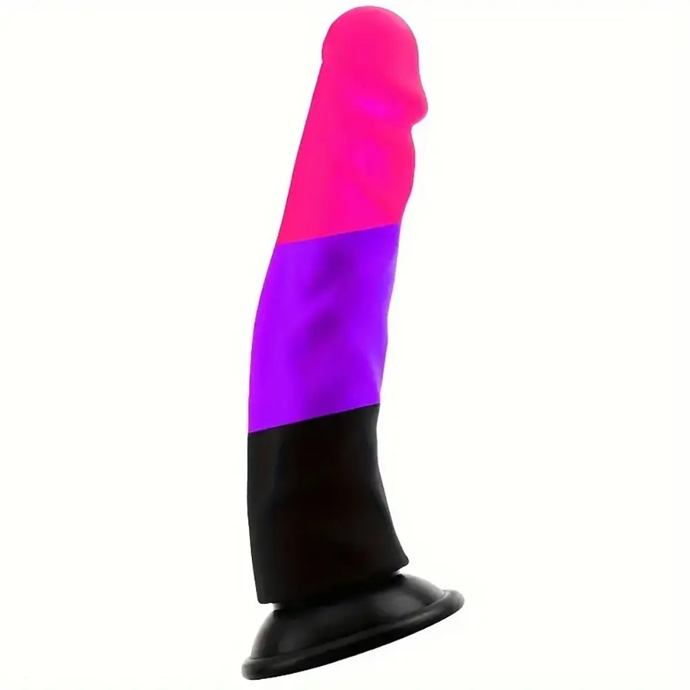 #2 bumpy textured silicone dildo