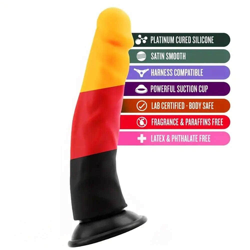 Bumpy textured silicone dildo, photo 1