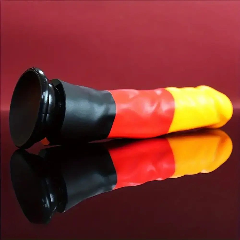 Bumpy textured silicone dildo, photo 3