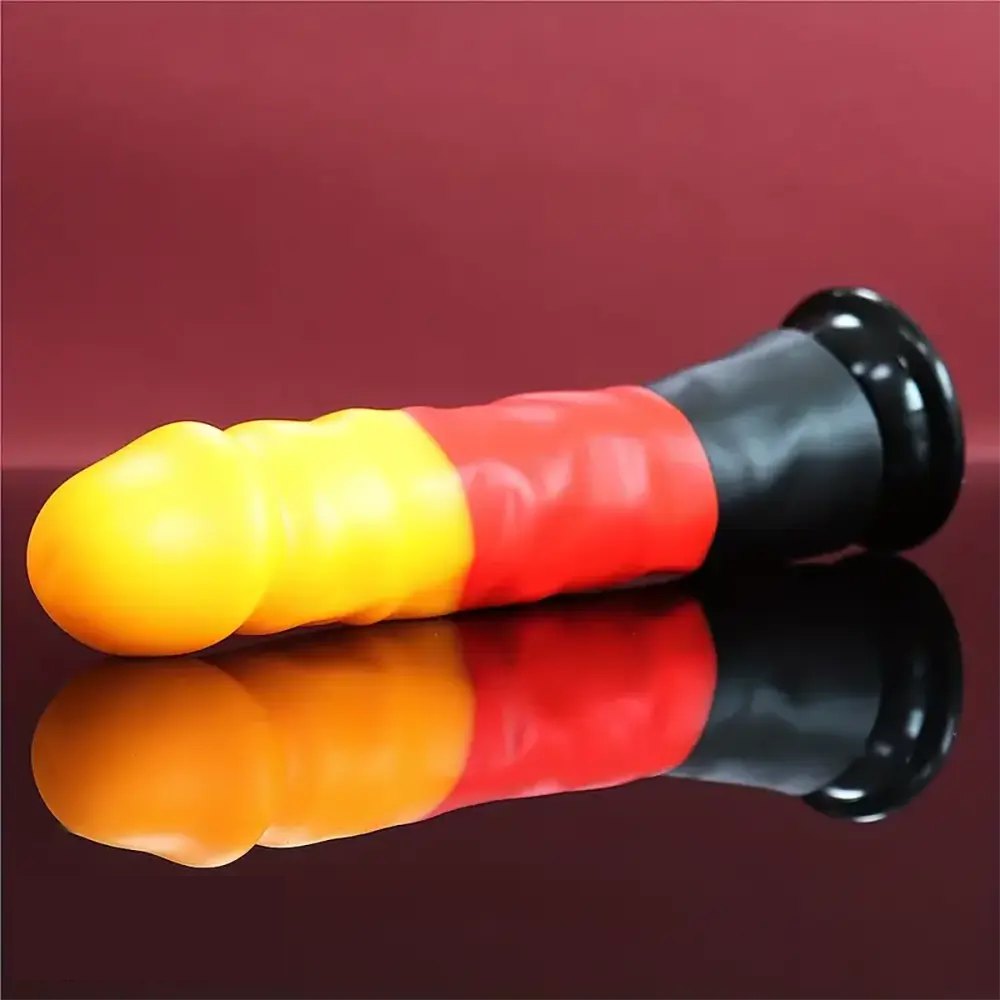 Bumpy textured silicone dildo, photo 5