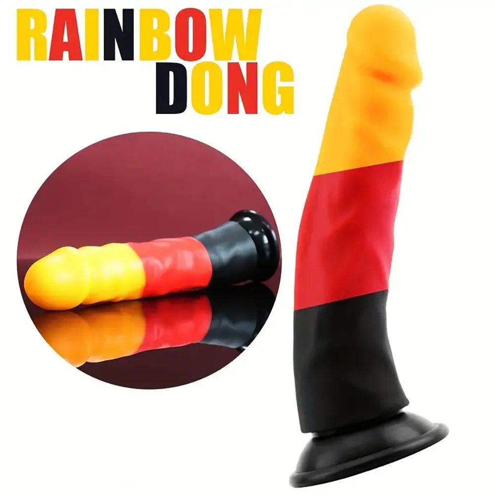Bumpy textured silicone dildo, photo 7