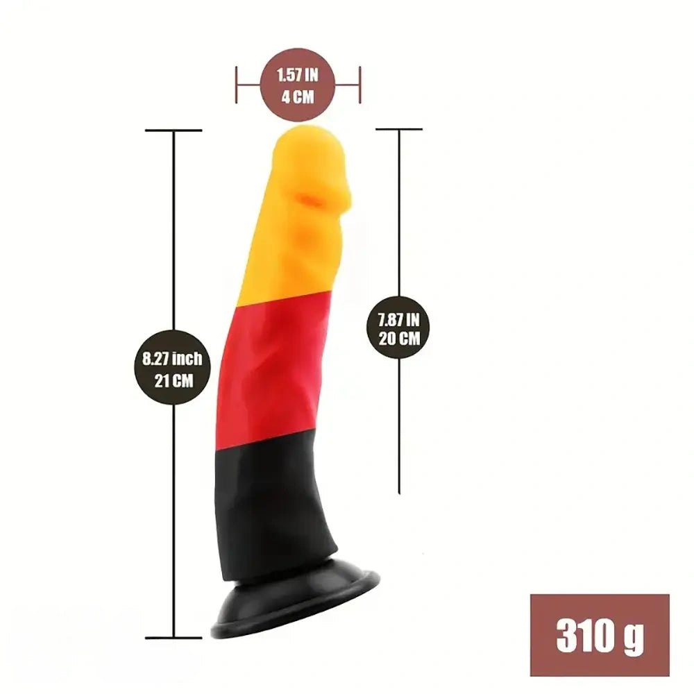 Bumpy textured silicone dildo, photo 8
