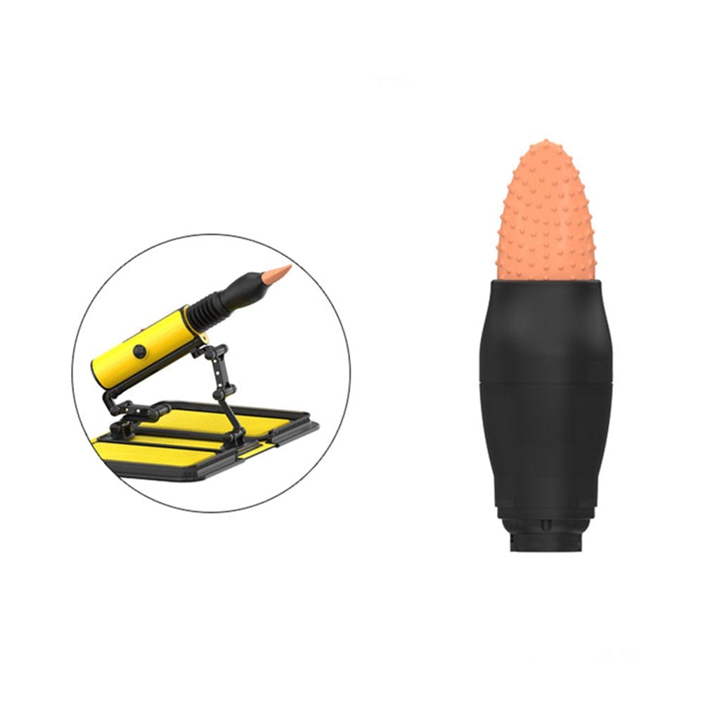 Orange textured silicone sleeve machine attachment, photo 3